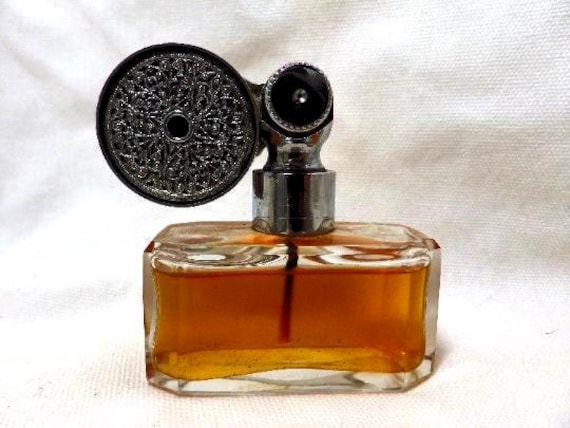 1950s Vintage Marcel Franck Atomizer with Perfume Crystal Escale Mount Made in France