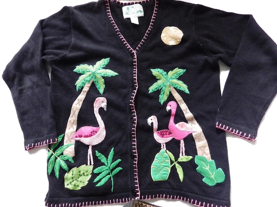 Flamingo cardigan deals