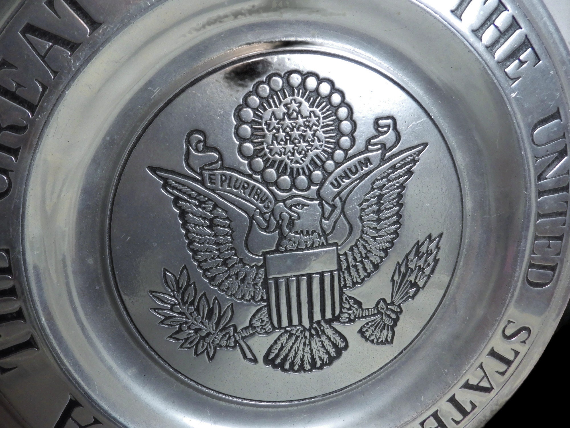 専用ですVintage Wilton Pewter Plate 　アメリカ Vintage Wilton Columbia Pa U S A (RWP) Pewter Plate for