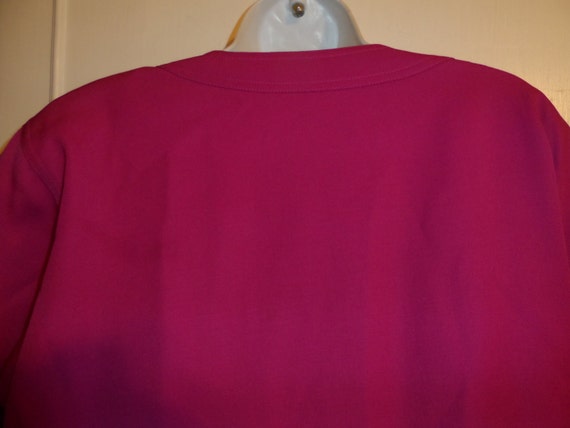 1980s Vintage Ungaro Solo Donna Paris Fuchsia Des… - image 4