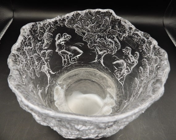 KOSTA BODA Rhapsody Bowl/ Crystal/dancing Couple - Etsy