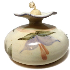 Vintage Studio Keramik kleine Öl Lampe Licht J TURY mit Wick