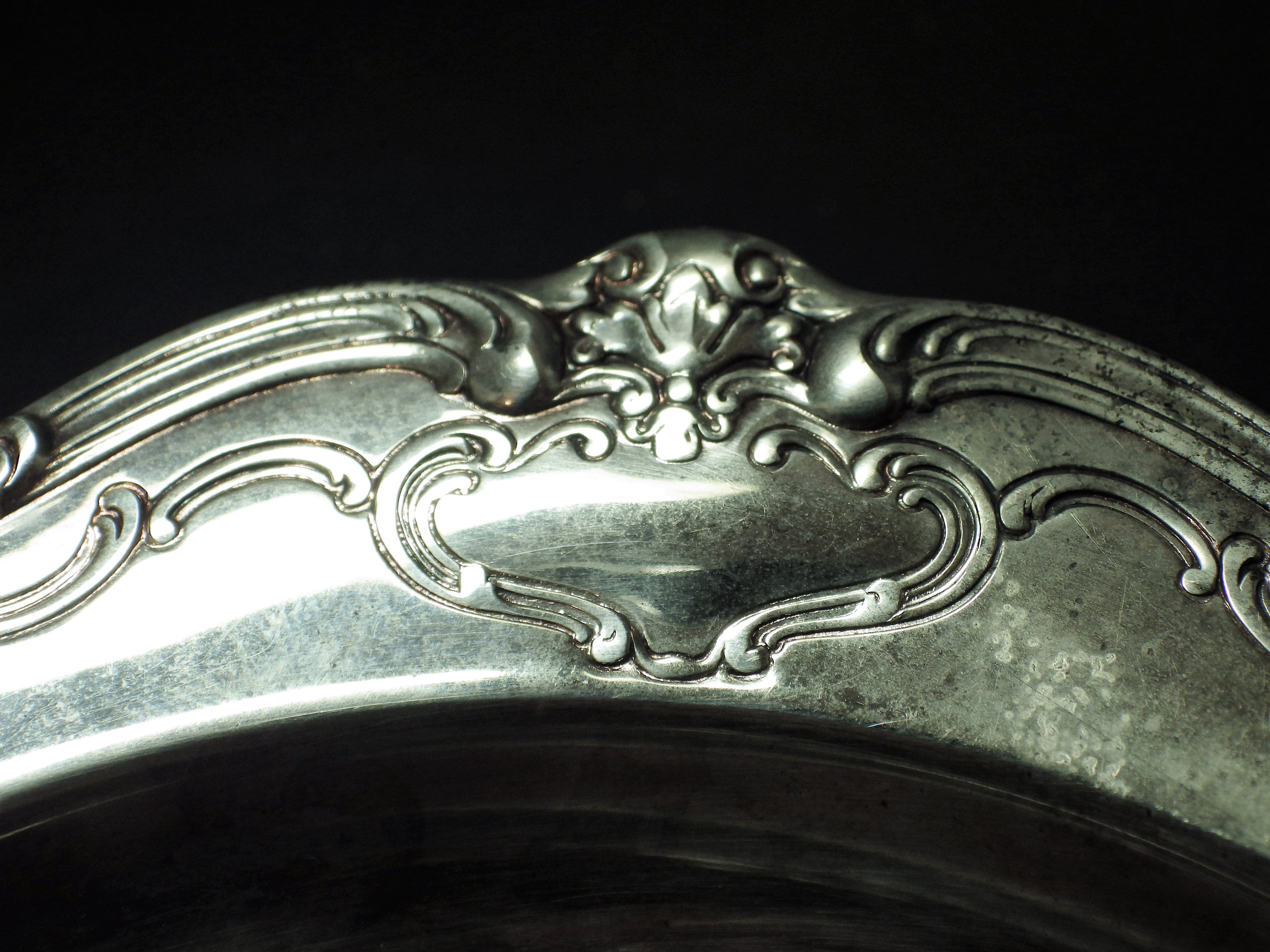Vintage Gorham Silver Plated Pin Dish: Ornate Jewelry Tray (6.25