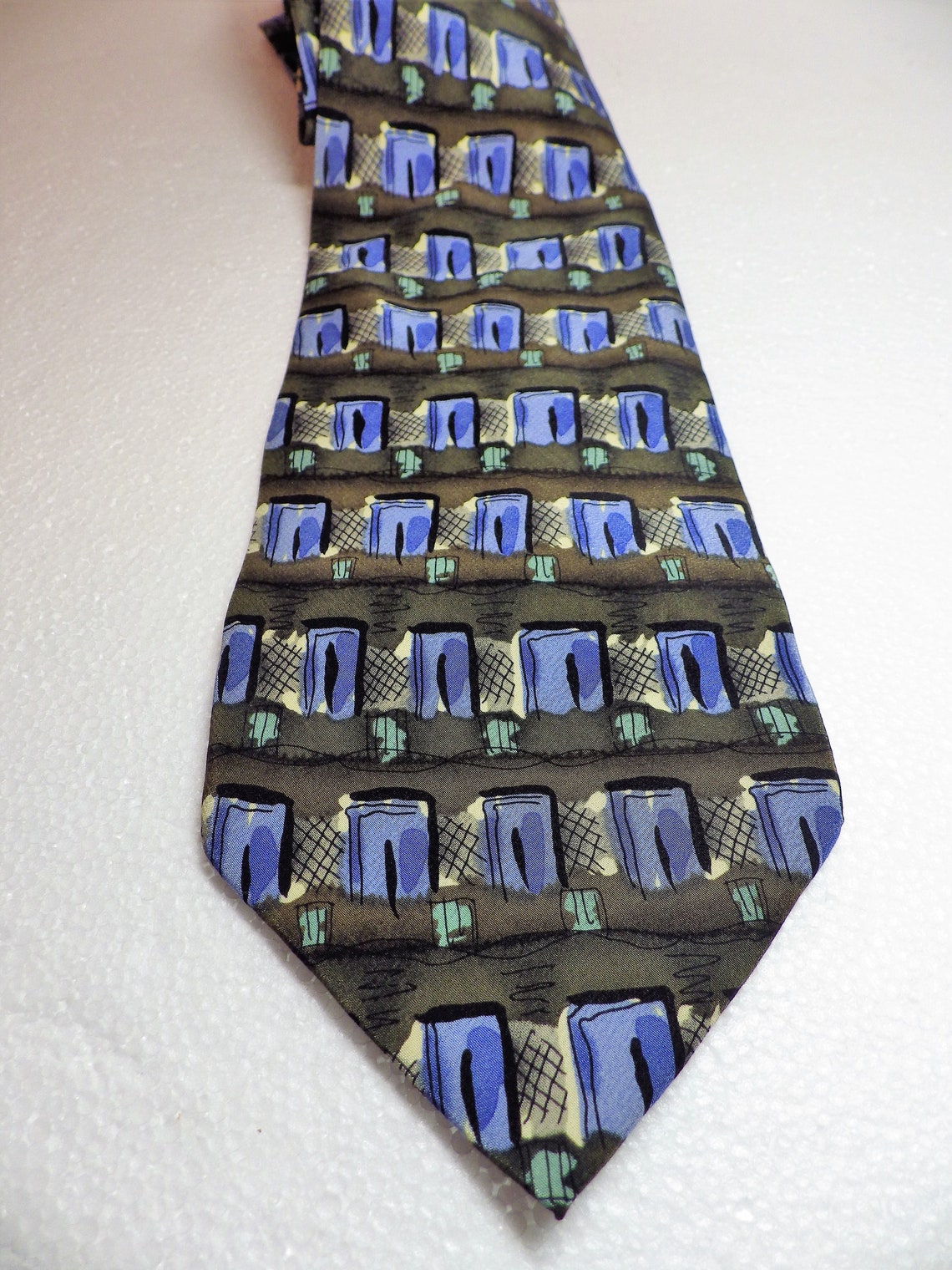 1990s Vintage J Garcia Tie Necktie overlooking the - Etsy UK