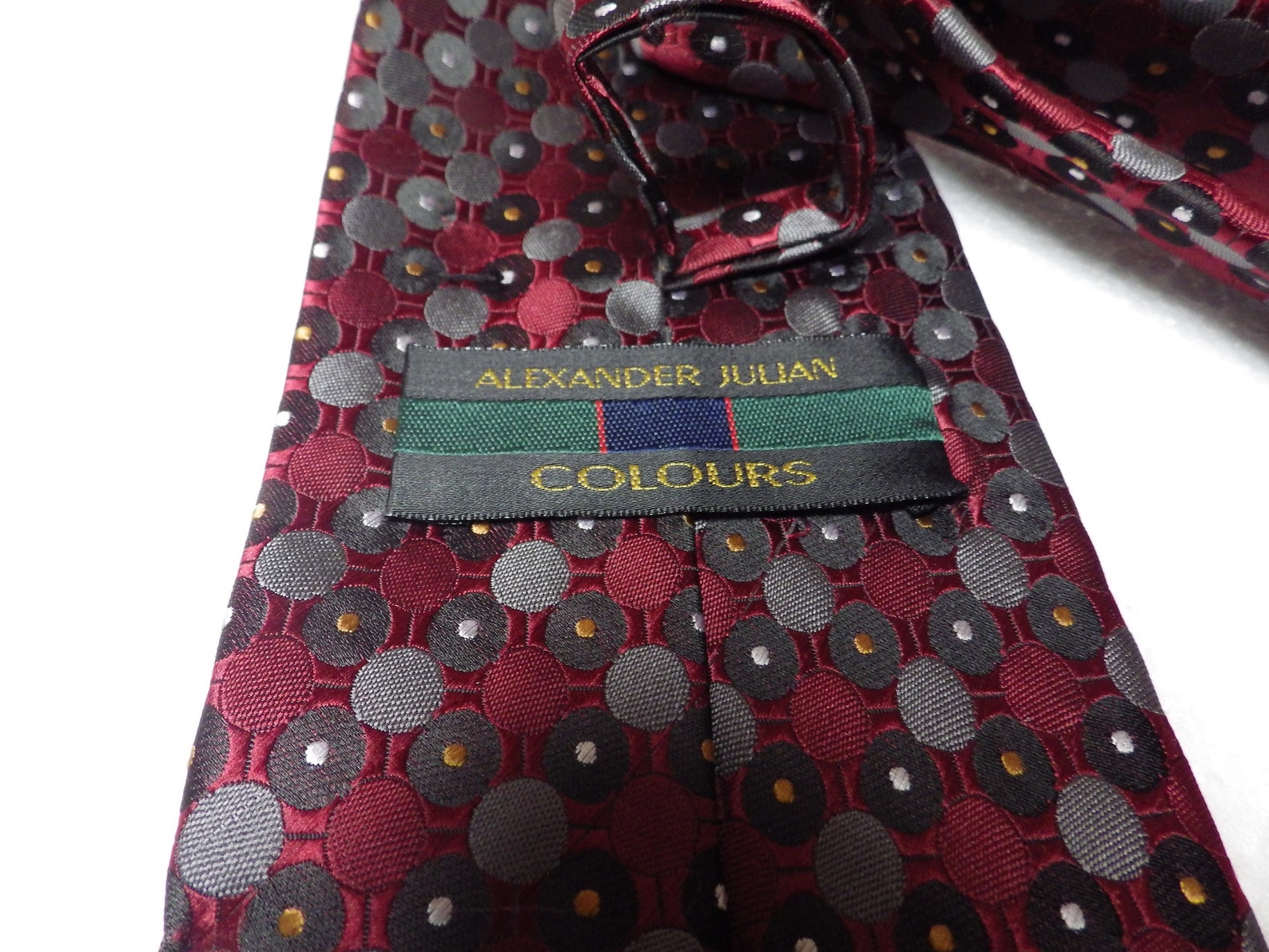 1990s Vintage Alexander Julian/ Tie/ Necktie/ Colours/ | Etsy