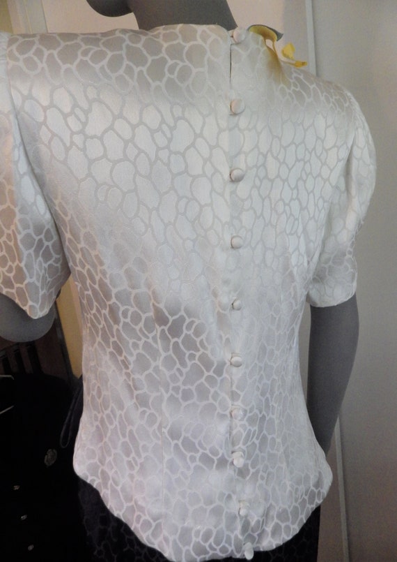 1980s Vintage Cocktail Prom Party Dress A J Bari … - image 6