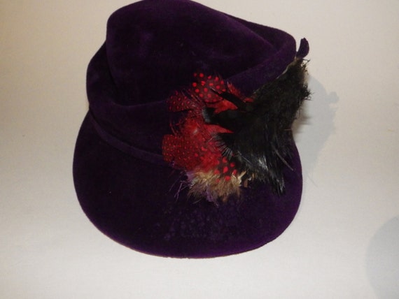 1940s Vintage Christine Original Purple 