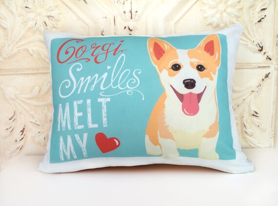 corgi dog pillow