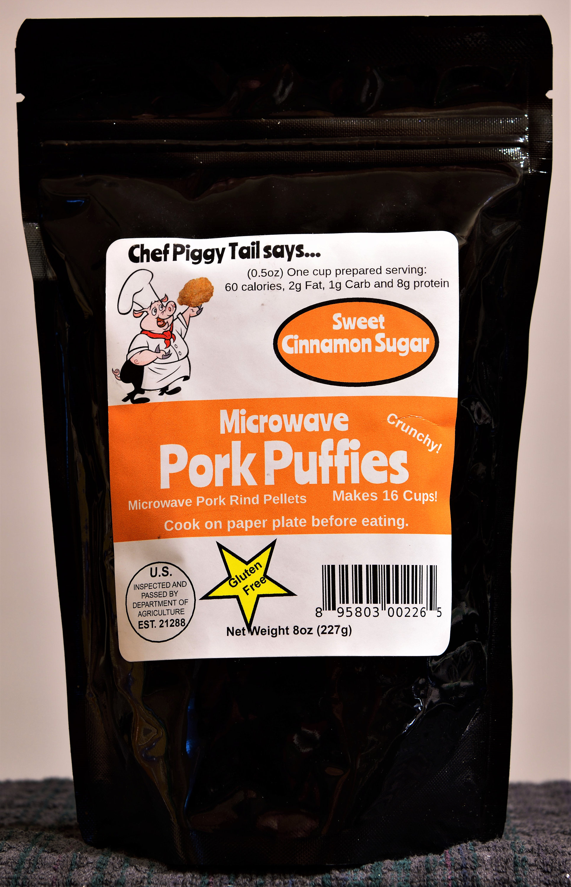 Pork Rinds Mircowave Microwave Pork Rinds, 8oz Cinnamon Sugar, Pork Churros - Etsy