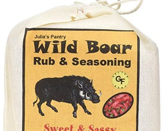 Wild Boar Grilling & Caramelizing Sassy Red Pepper Rub, Dry Rub, BBQ Rub, Pork Rub, 8oz