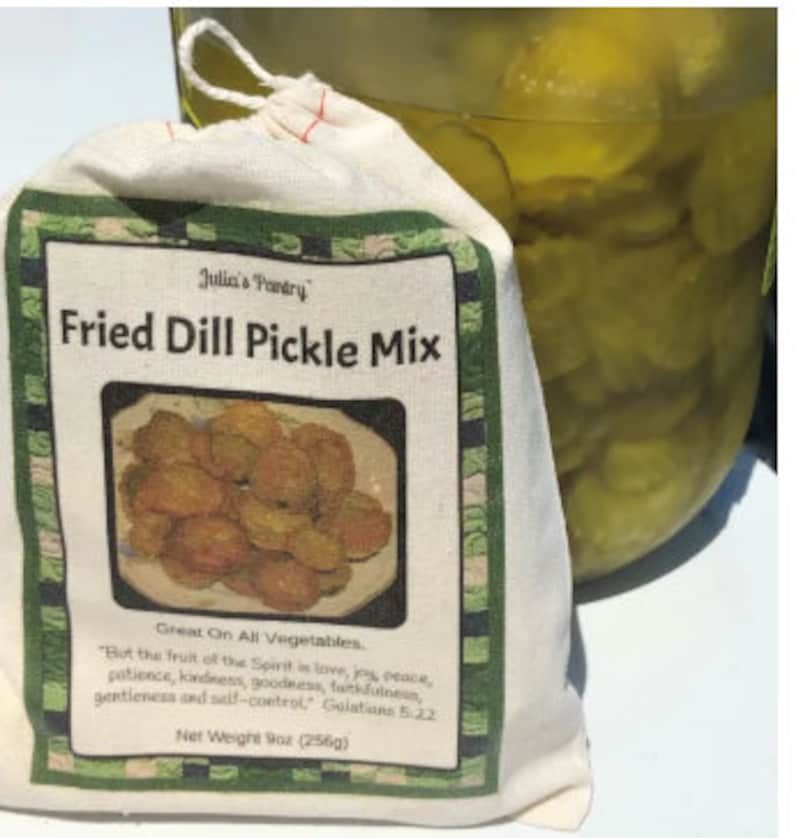 Fried Dill Pickle Mix 9oz Cloth Bag Gluten Free Breading Etsy