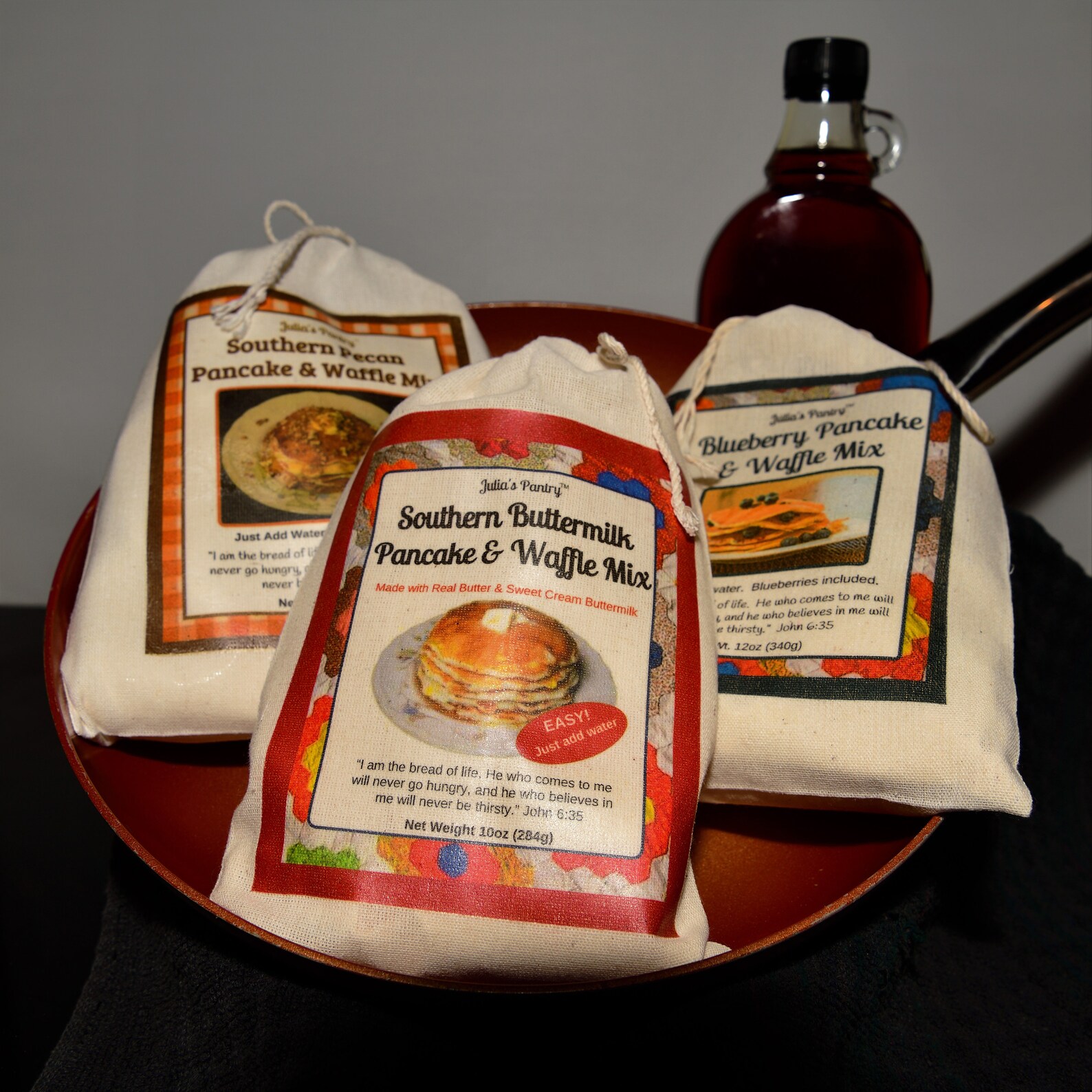 Blueberry Pancake and Waffle Mix Easy to Make Homemade Etsy