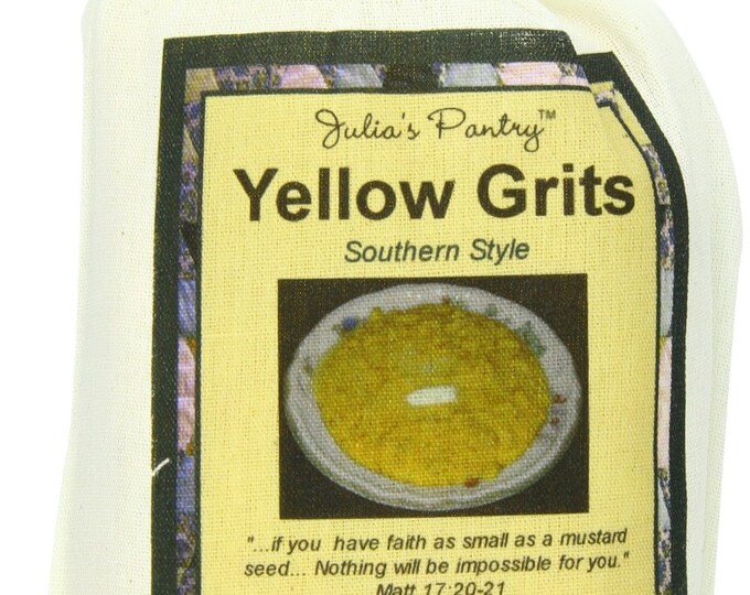 Yellow Southern Whole Grain Grits 12oz Cloth Bag Creamy Etsy