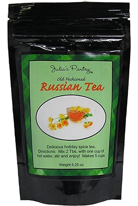 Russian Tea Mix 5.25oz Christmas Tea Mix Holiday Beverage Etsy