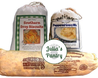 Country Sausage Gravy Biscuits 1# Meal Prep Kit, Best Sausage Gravy and Biscuits, Tasty Food Gift