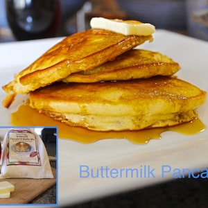 Best Buttermilk Pancake Mix, 10oz Cloth Bag, Fluffy Homemade Pancakes