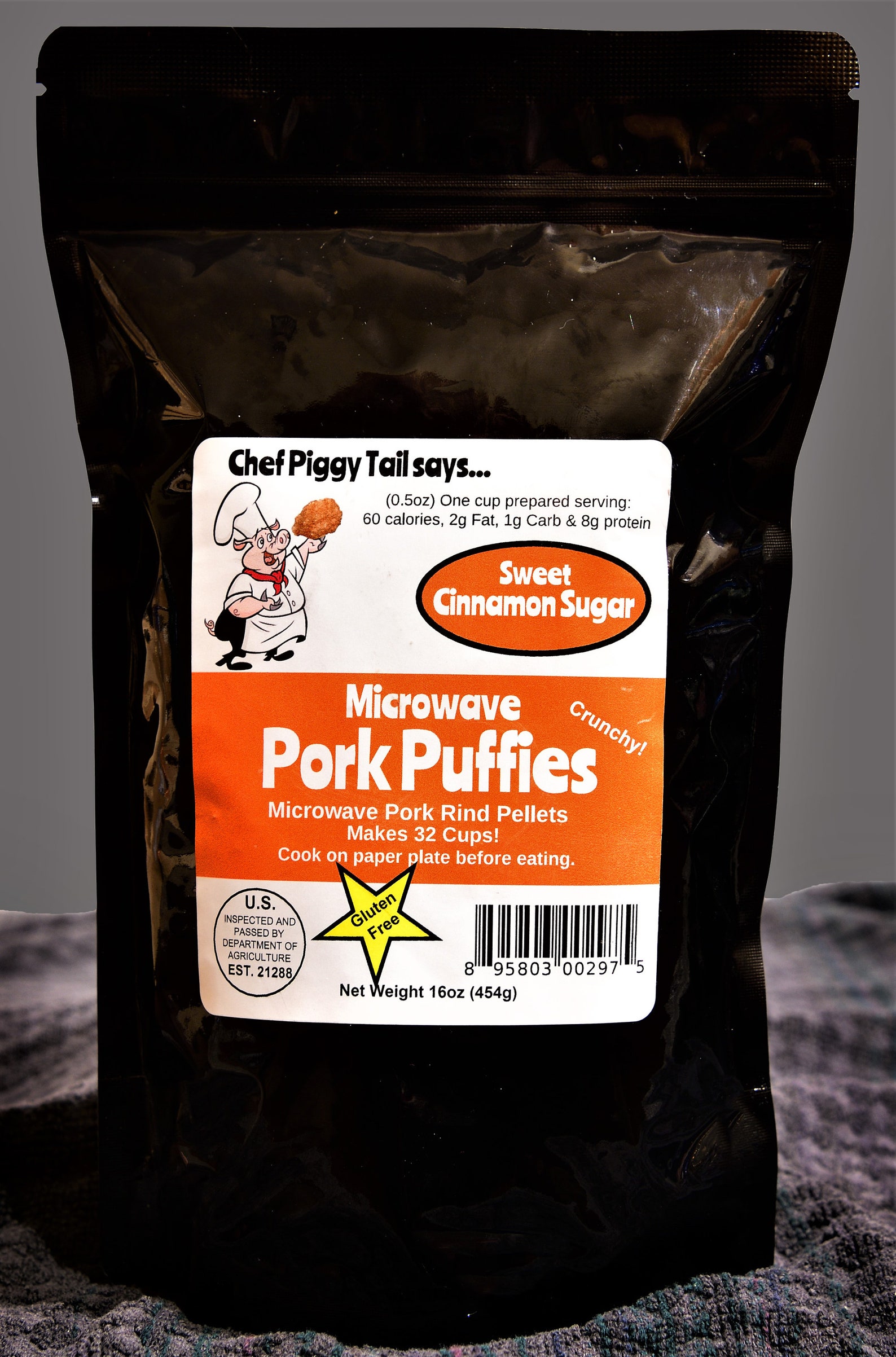 Microwave Pork Rinds 16oz Cinnamon Sugar Best Pork Rinds Etsy
