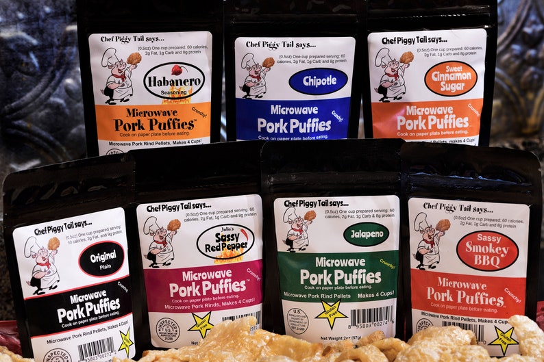 Microwave BBQ Pork Rinds Best Pork Rinds Pork Rinds Keto ...