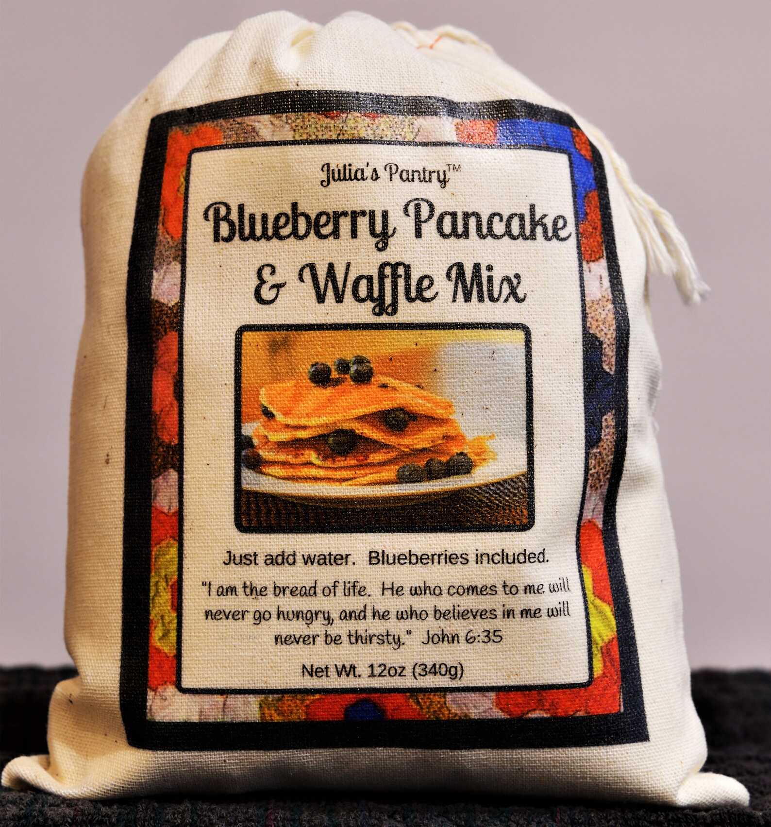 Blueberry Pancake and Waffle Mix Easy to Make Homemade Etsy