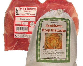 Biscuits and Country Ham, Easy Country Ham Biscuits, Ham Biscuits, Easy Breakfast, Country Ham Biscuits