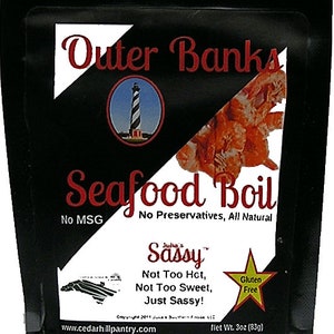 Outer Banks Seafood Boil, Shrimp Boil, Crab Boil, Crawfish Boil, Seafood Seasoning, 3oz Bag