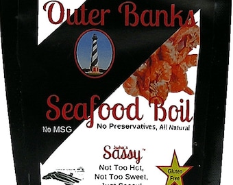 Outer Banks Seafood Boil Seasoning, All Natural, 3oz Bag