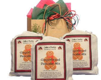 Gift, Gingerbread Lovers Pancake Trio, Holiday Breakfast, Christmas Breakfast, Breakfast