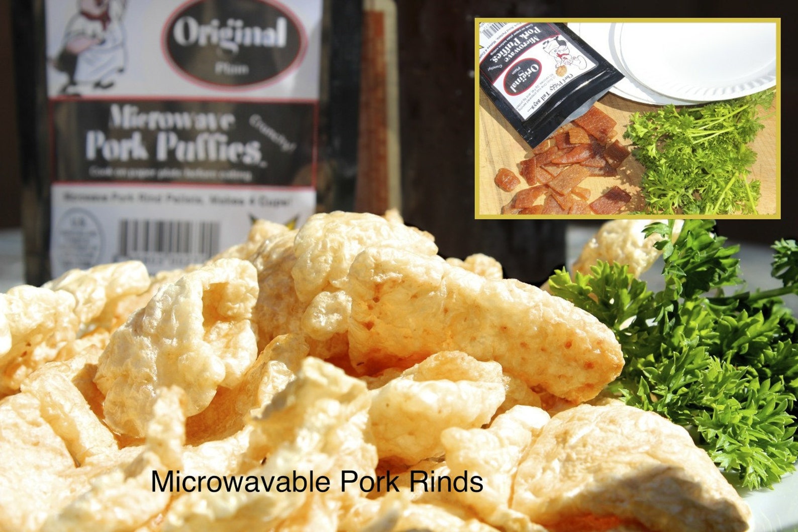Pork Rinds Mircowave Microwave Pork Rinds Original 8oz Bag Best Snack Diabetic | Etsy