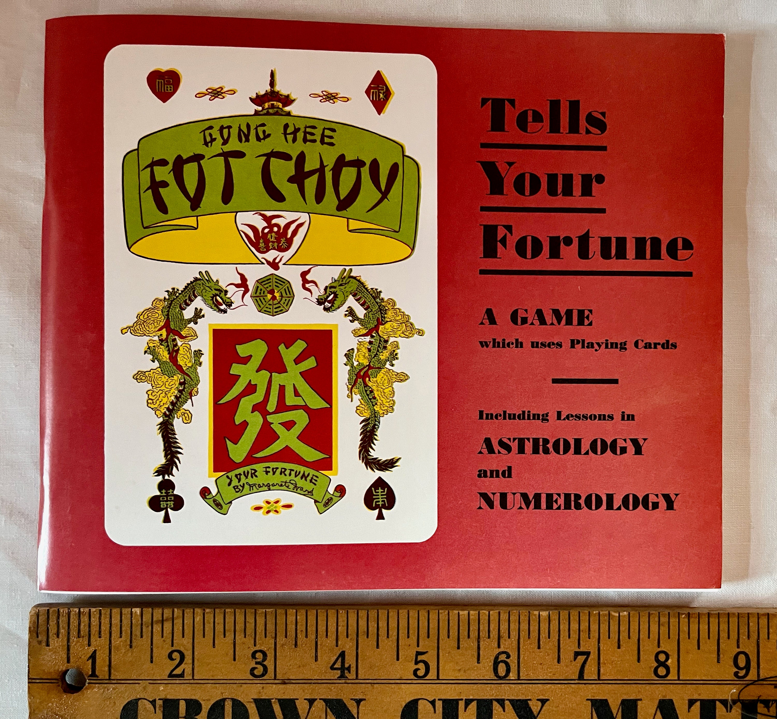 Vintage Rare 1948 Gong Hee Fot Choy tells Your Fortune A Game Which Uses Playing