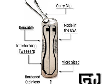Micro Tweezer Tool Flat Tip