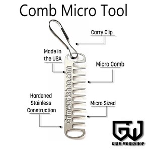 Microherramienta de peine de bolsillo