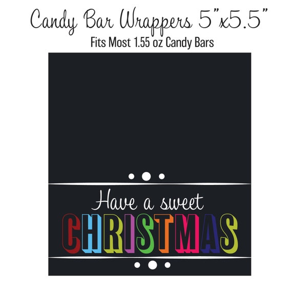 have a sweet christmas candy bar wrappers printable etsy christmas candybar wrappers