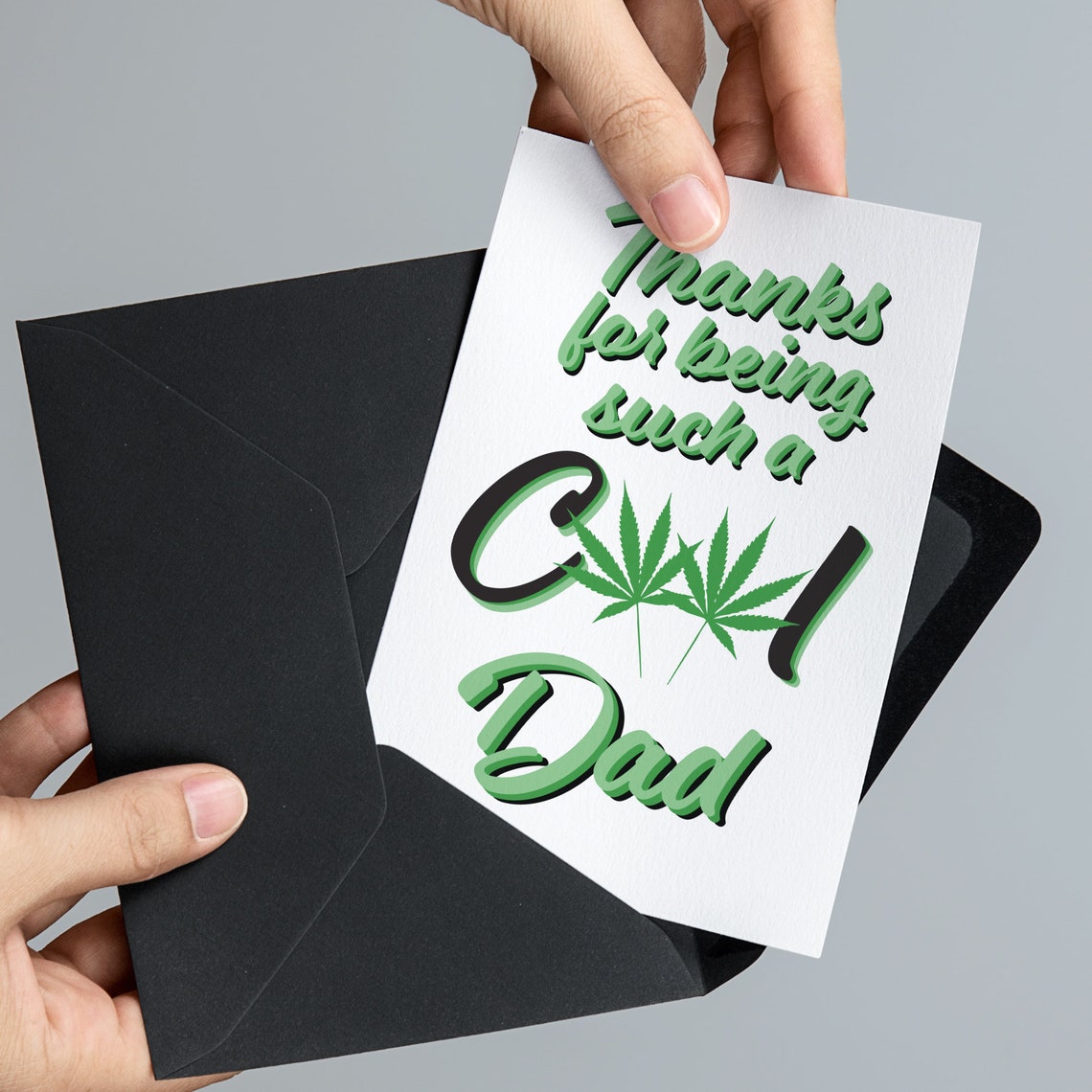 cool dad weed fathers day card digital download funny etsy