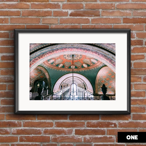 Detroit Vintage Map Poster Wall Art City Artwork Print Etsy