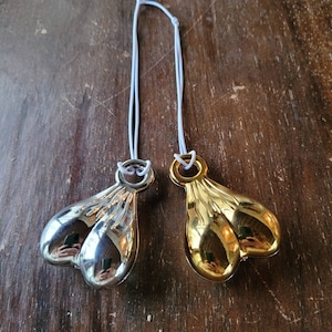 Rearview Mirror Nuts Funny Testicle Car Decor or Bachelor / Bachelorette Party Favors - Gold or Silver Nuts or Balls Favors - Dirty Gift