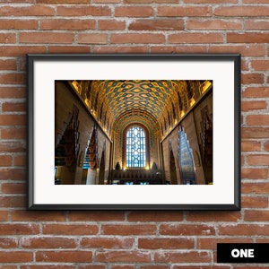 Guardian Building Detroit Art Print - Black and White or Color Detroit Michigan Woodward  and Jefferson Monument Print - 3 Options