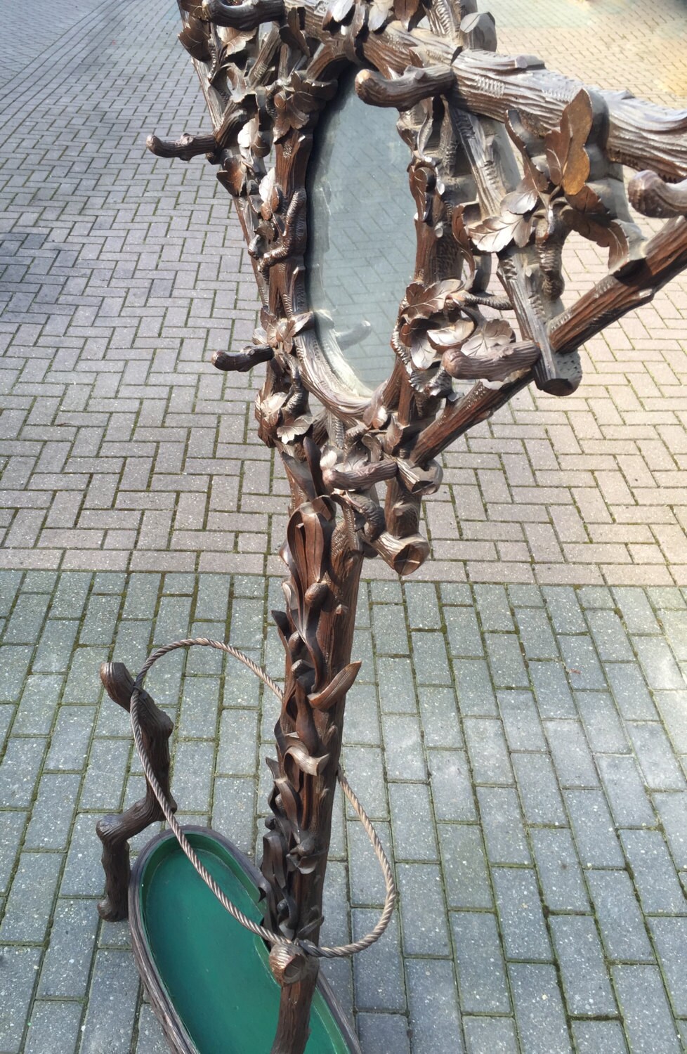 Victorian Era Black Forest Umbrella Hall Tree Stand Etsy