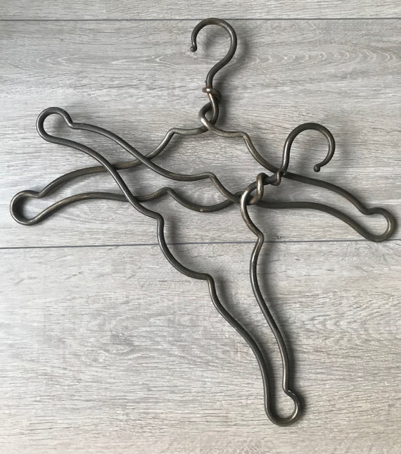 wrought iron clothes hangers