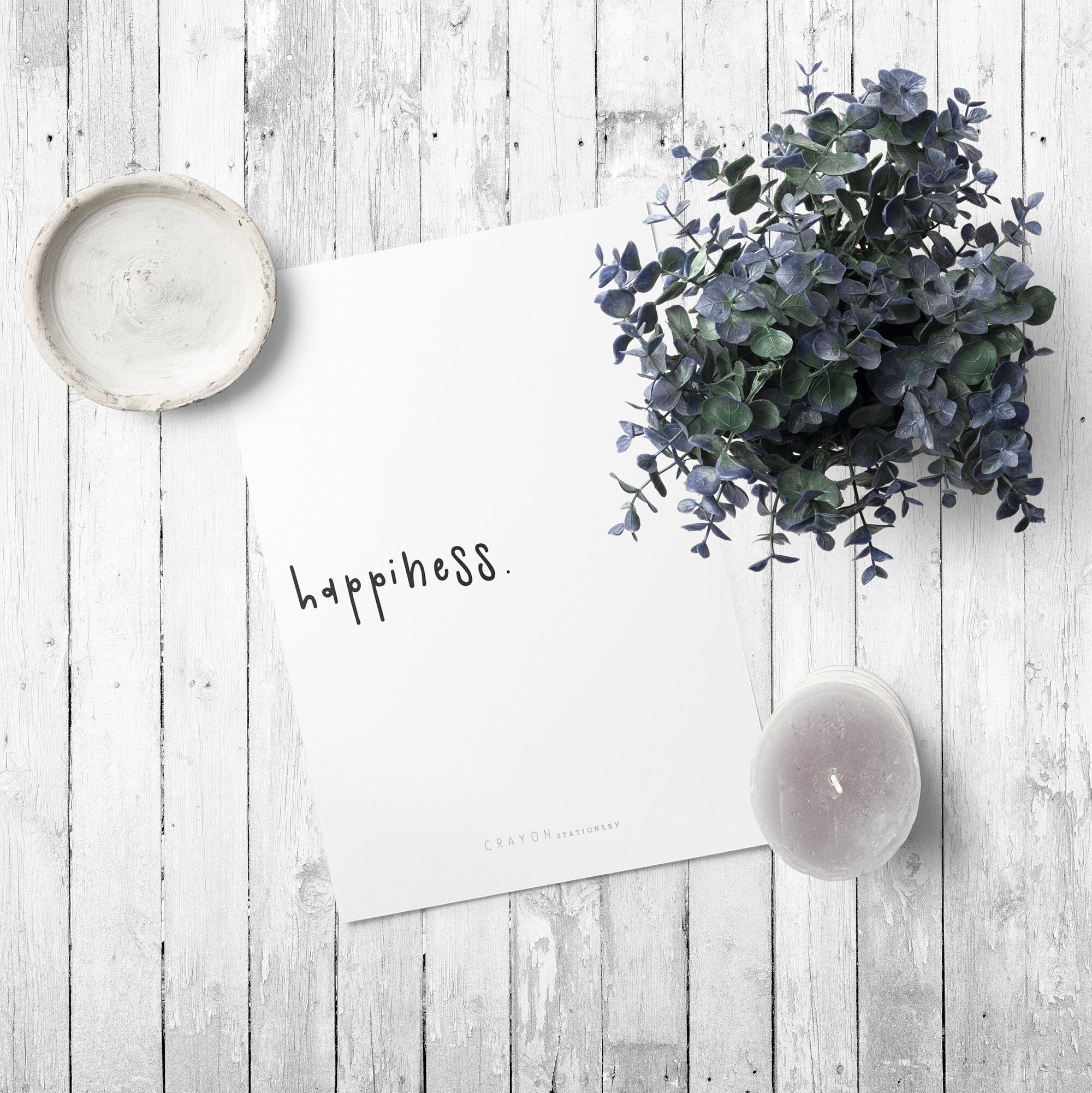 Happiness Quotes Art Print, Wall Decor Print, Bedroom Decor Print