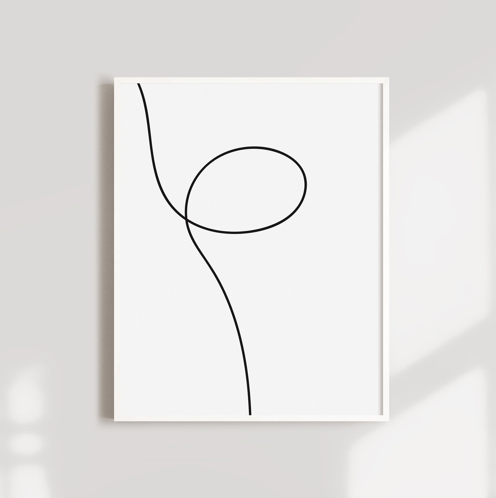 Minimalist Line Art Print Abstract Art Print Bedroom Art | Etsy