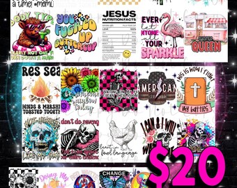 Creative Alliance Network: Designers Choice Collab Bundle PNG Seamless Tumbler C.A.N 30 Designs