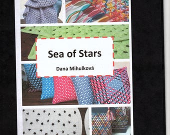 Sea of Stars, a bobbin lace folio book  by Dana Mihulkova w/Patterns+instructions based on 3 pair crossings - scarves and more 47.50