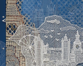 London, Brugge Bobbin Lace Patterns. Kantcentrum Full size w/ working diagrams & finished picture, Advanced, not a book, 25.50 - 29.50 each