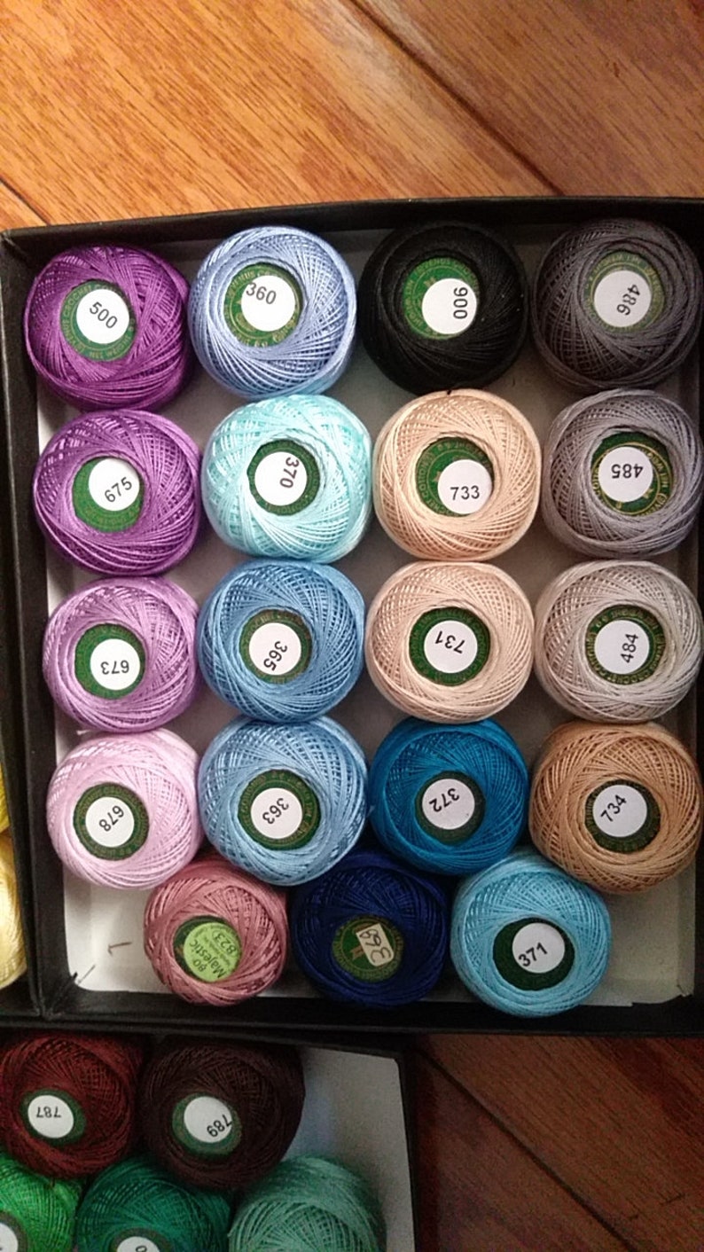 Cotton Lace Threads for Tatting & Bobbin Lace 3.25 Each Venus Etsy