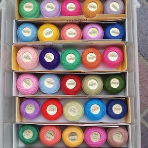 CLOSEOUT Finca 16 Cotton Lace Thread for Tatting & Bobbin lace 3.30 for 10 grams. Good for Needle Lace too. Like DMC 80, Liz 80 or Venus