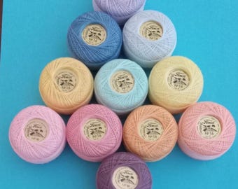 CLOSE OUT #16 Finca Pearl Cotton Thread #16- Pick your color & quantity -use like Lizbeth or DMC 80- Sale 10 gr 2.95 Many New Colors on sale