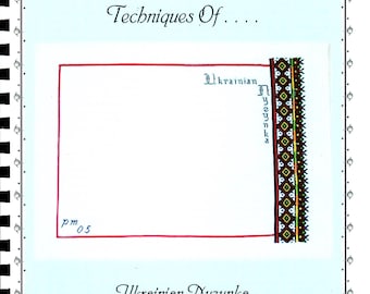 Ukrainian Embroidery Techniques of Ukrainian Nyzynka by Phyllis Maurer, needle lace not bobbin. Rare find  w/detailed diagrams 26.50 26 pgs