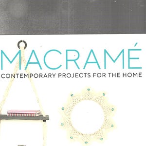 Macrame Lace book by Tansy Wilson & Sian Hamilton 16.50 w/ fabulous diagrams, directions+ Patterns. not bobbin, clear how to pictures