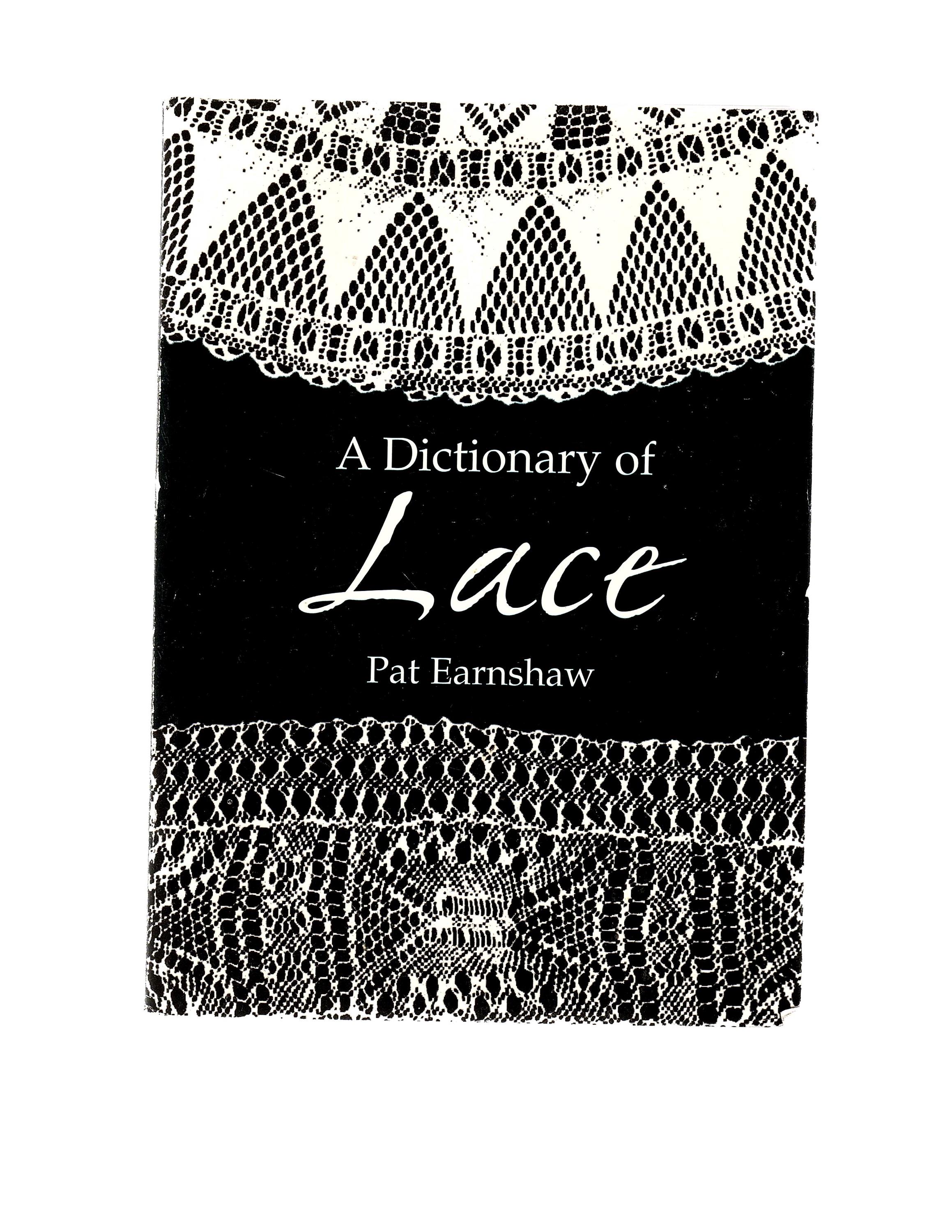 Rare Items: Identification of Lace & Dictionary of Lace Books by