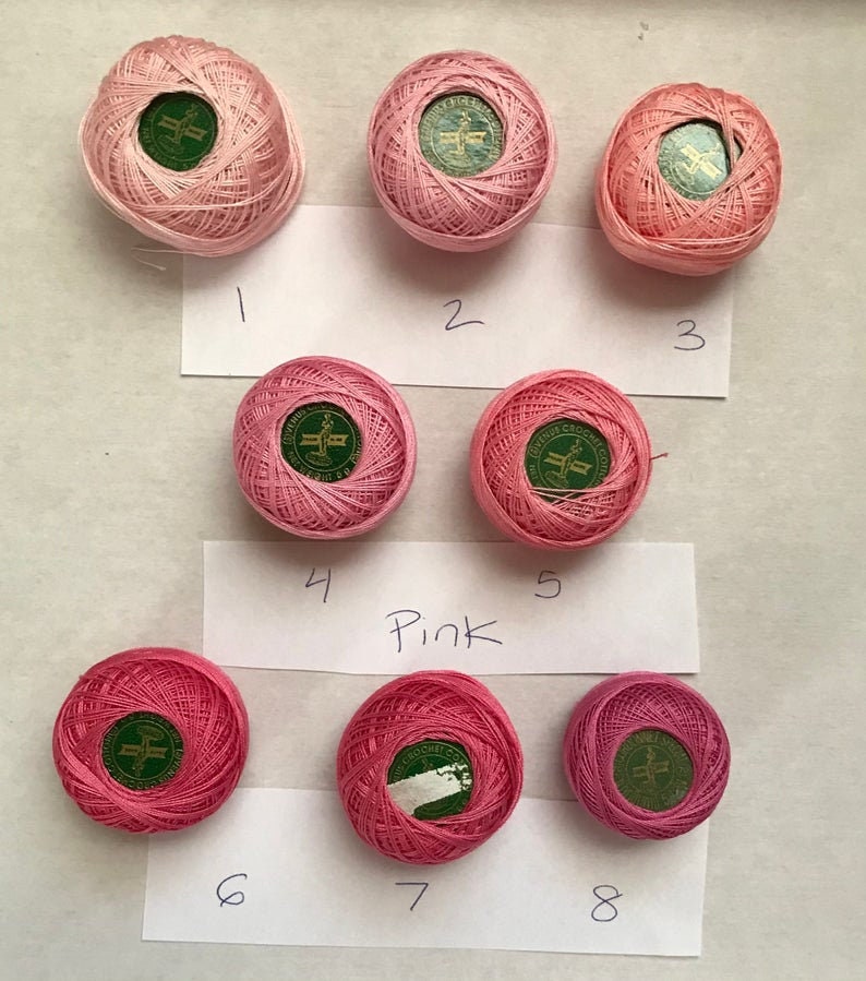 Cotton Lace Threads for Tatting & Bobbin Lace 3.25 Each Venus Etsy